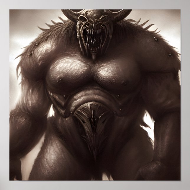 Póster Orc Brute (Frente)