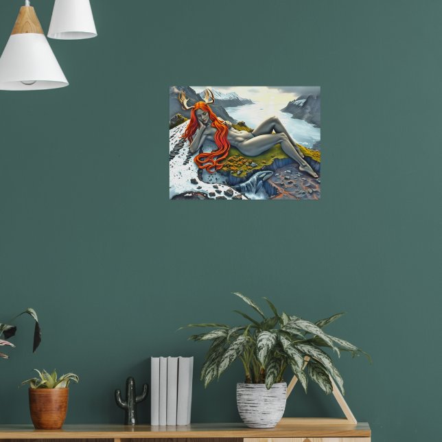 Póster Orca bajo la diosa (Salón 1)