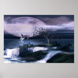 Póster Orca Moon