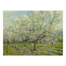 Orchard blanco por Vincent Van Gogh