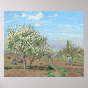 Póster Orchard en Bloom - Bella Artes Camille Pissarro