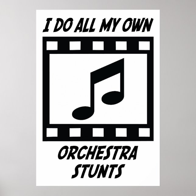 Póster Orchestra Stunts (Frente)