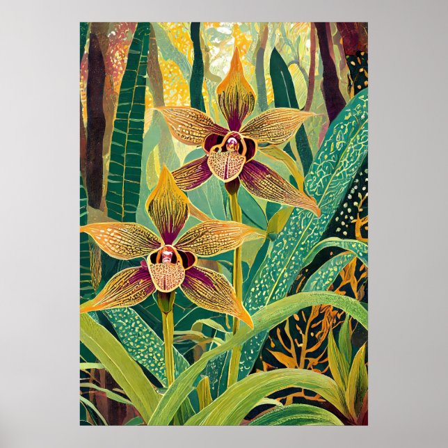 Póster Orchid Art V48 (Frente)