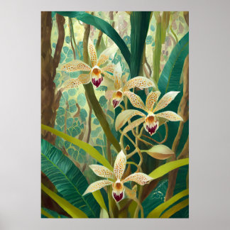 Póster Orchid Art V49