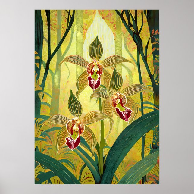 Póster Orchid Art V51 (Frente)