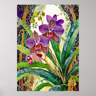 Póster Orchid Art V52