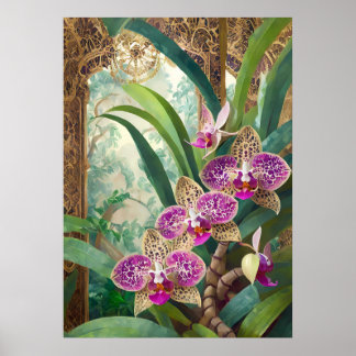 Póster Orchid Art V53