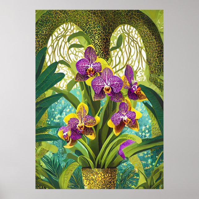 Póster Orchid Art V54 (Frente)