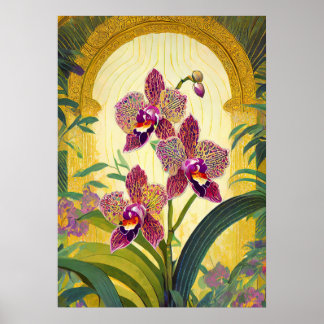 Póster Orchid Art V55