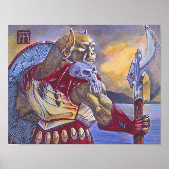 Póster Orcish Veteran (Frente)