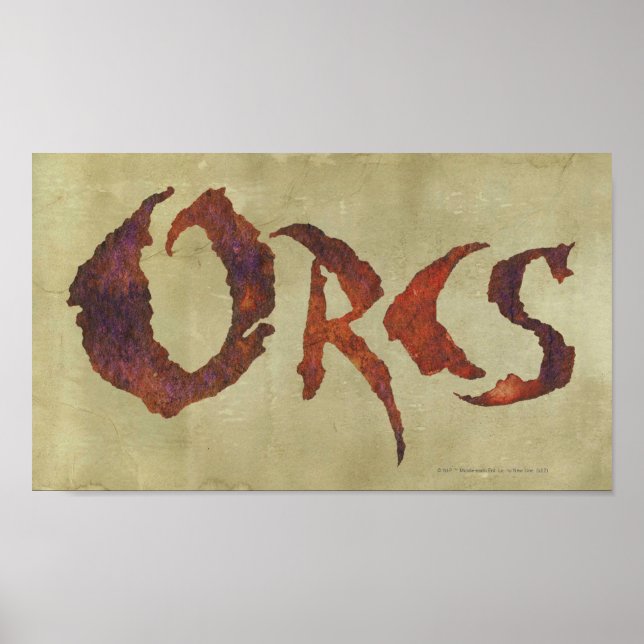 Póster Orcs (Frente)