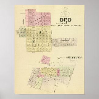 Póster Ord y Buffalo, Nebraska