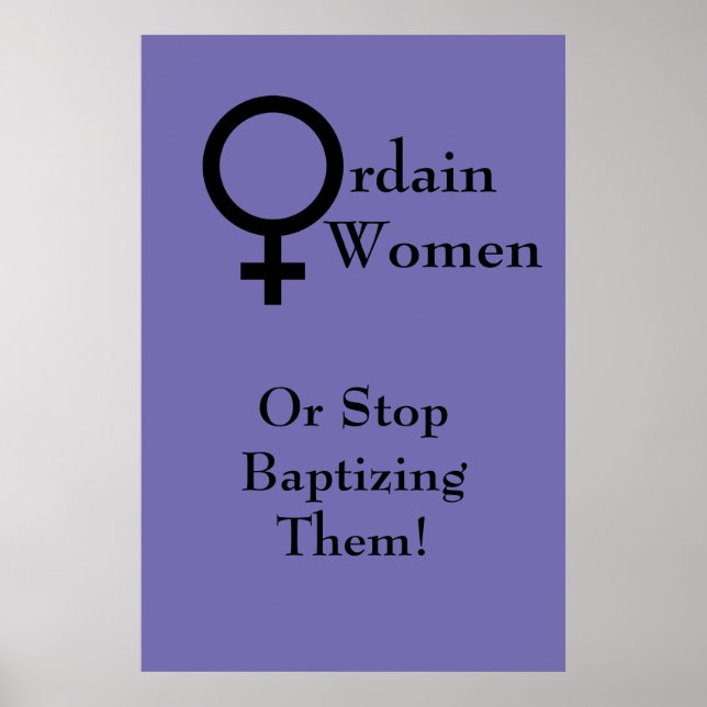 Póster Ordain Women Poster (Frente)