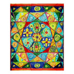 Póster Orden abstracta