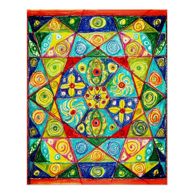 Póster Orden abstracta (Anverso)