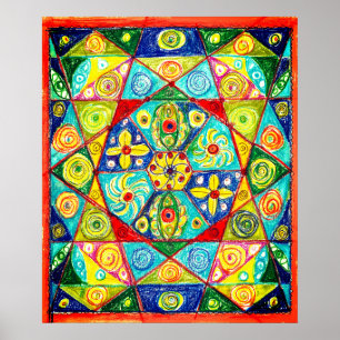 Póster Orden abstracta