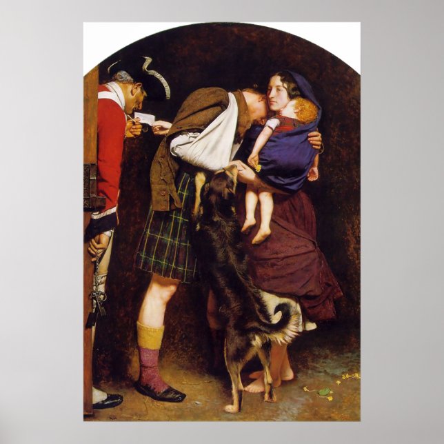 Póster Orden de liberación de John Everett Millais (Frente)