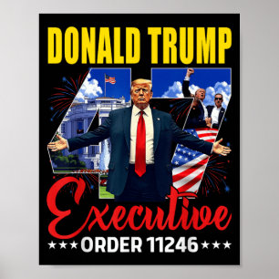 Póster Orden ejecutiva 11246 47º presidente Trump 2025