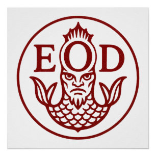 Póster Orden Esotérica de Dagon - Mármol oficial de focos