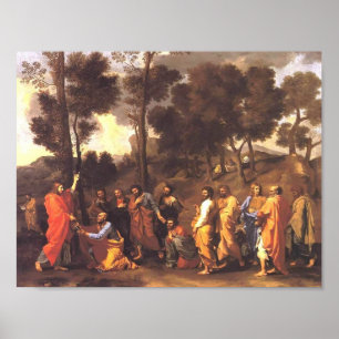 Póster Ordenación de Nicolás Poussin-