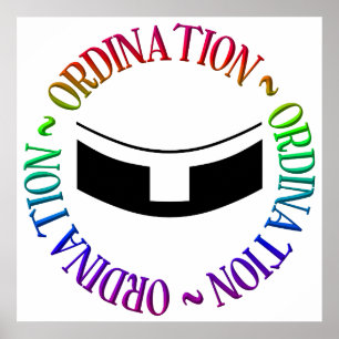 Póster Ordenación - Órdenes sagradas