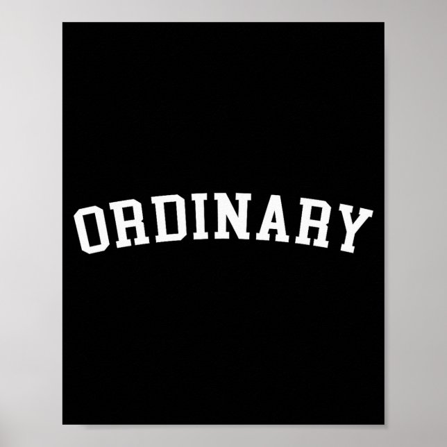 Póster Ordinario  (Frente)