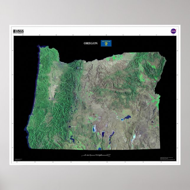 Póster Oregón (Frente)