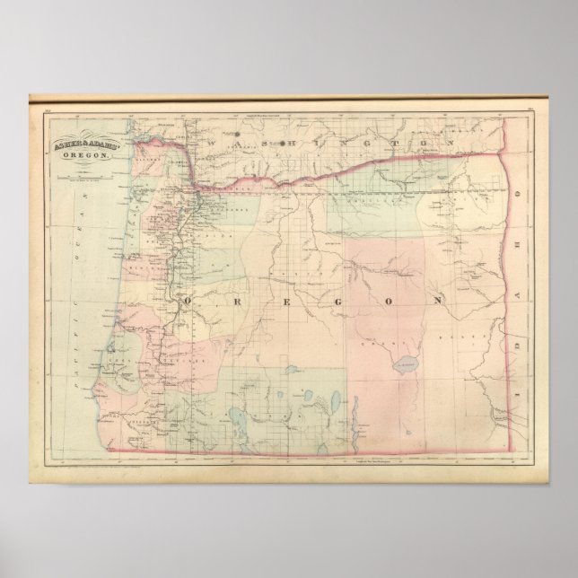 Póster Oregón (Frente)
