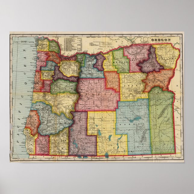 Póster Oregón (Frente)