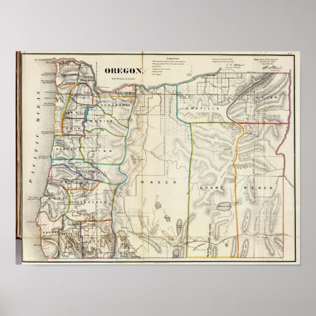 Póster Oregón 2 (Frente)