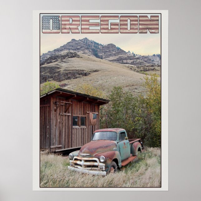 Póster Oregon Americana (Frente)