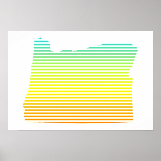 Póster oregon chill fade (Frente)