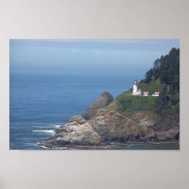 Póster Oregon Lighthouse (Frente)
