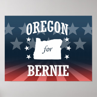 PÓSTER OREGON PARA BERNIE SANDERS