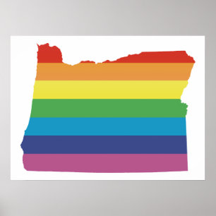 Póster oregon pride.