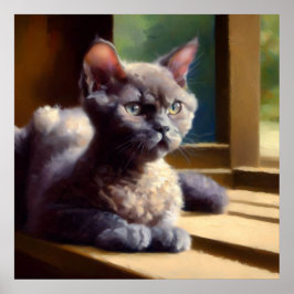 Póster Oregon Rex Cat