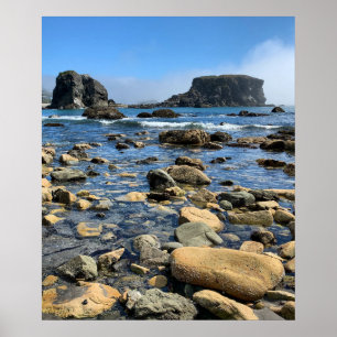 Póster Oregon Rocky Beach