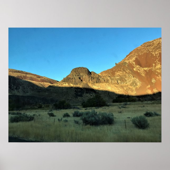 Póster Oregón Rural, Juntura, Condado de Malheur, Oregón (Frente)