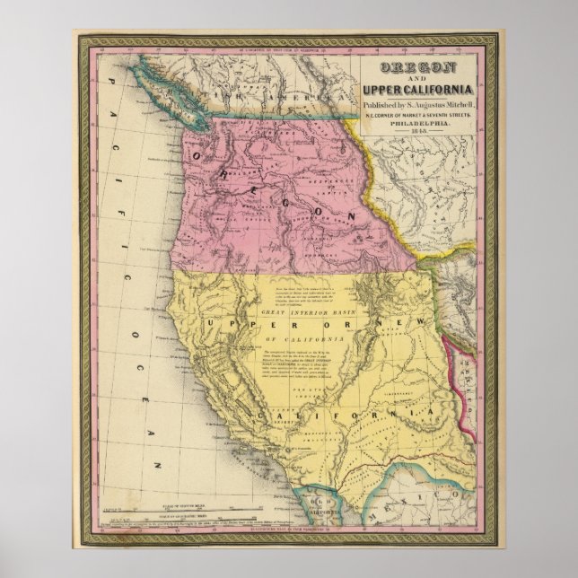 Póster Oregón y California 2 (Frente)