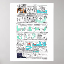 Póster Orfeo - banda greekmythcomix