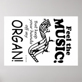 Póster Organ Siente La Música