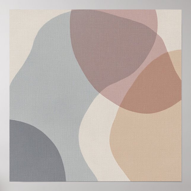 Póster Organic Silence Minimalist Design (Frente)