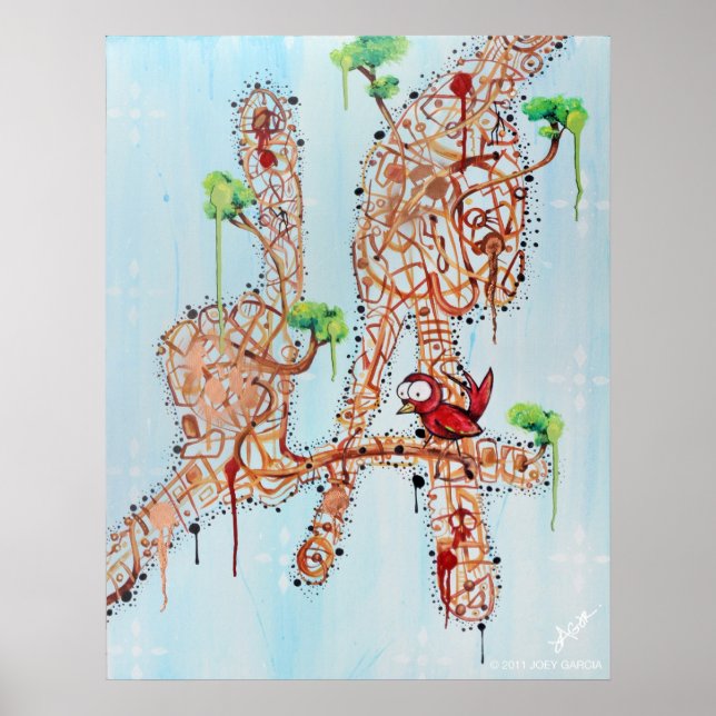 Póster ¡Orgánico, Arrójalo! (Frente)