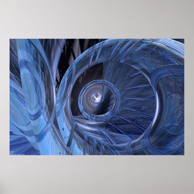 Póster Organix - Azul (Frente)