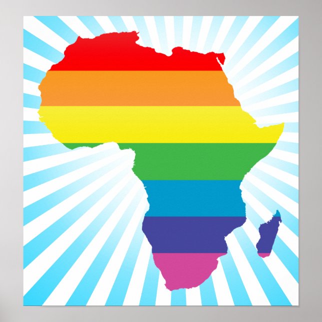 Póster orgullo africano. (Frente)