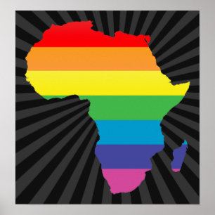 Póster orgullo africano.