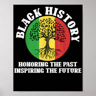 Póster Orgullo Africano Americano Herencia Bhm Historia N