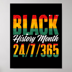 Póster Orgullo africano: Mes de la historia negra