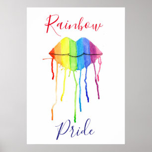 Póster Orgullo arcoiris