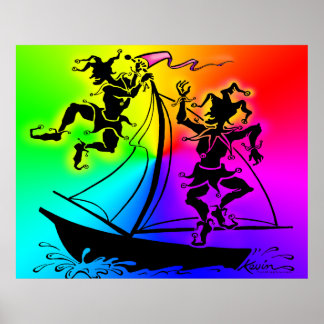 Póster Orgullo arcoiris